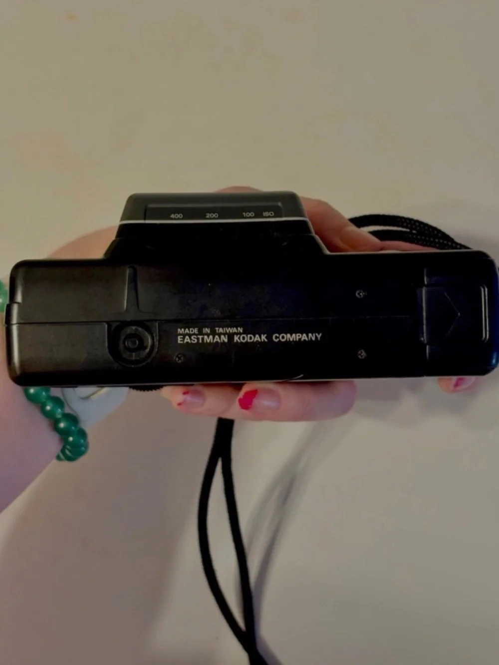 Kodak K400 VR35 Black 35mm Built-in Electronic Flash Vintage Camera Tested Works
